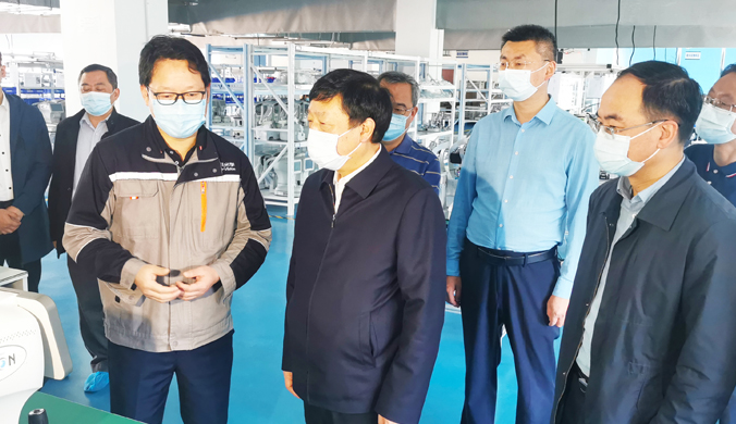 Zhang Mengsheng supervised the resumption of work and production and carried out the activity of 